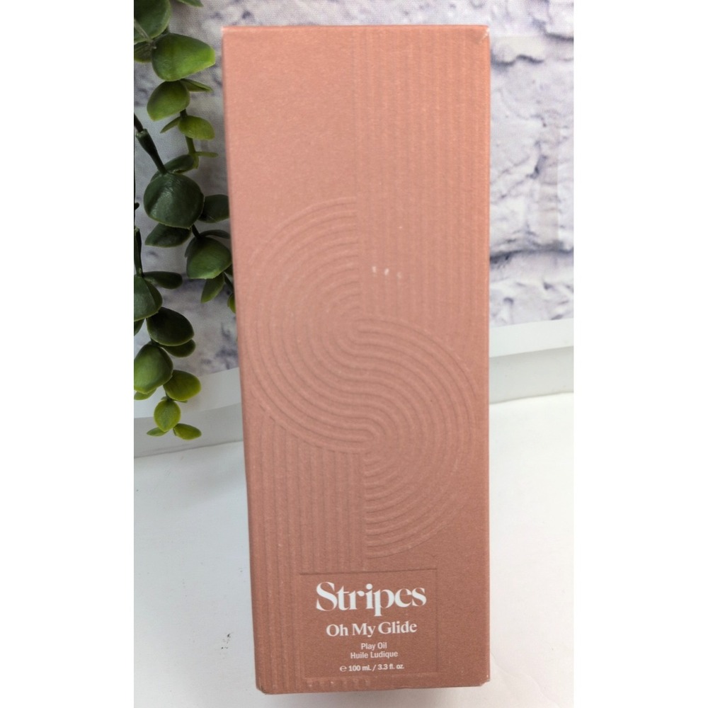 HUGE SZ NIB!😍Stripes Oh My Glide Dryness Relief Play Oil 100ml/3.3oz Lubricant